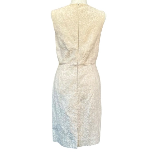 Vintage Tahari Gold Champagne Dress Size 8 - Picture 2 of 9